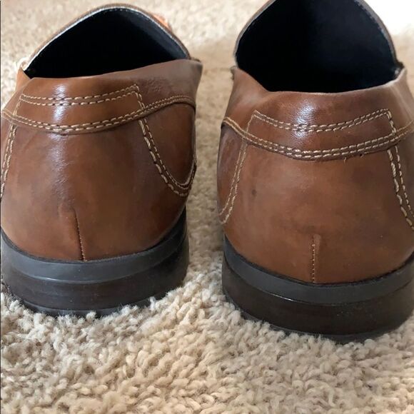 Men\'s Brown ALDO Vera Pelle Slip On Loafers Size 43